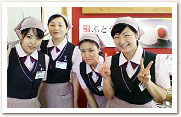 株式会社如水庵・ユニフォーム着用風景
